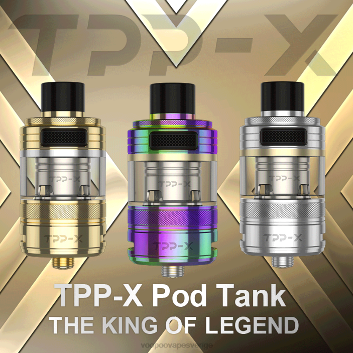 VOOPOO TPP X pod tank - VOOPOO Vape Manual regnbåge B46V514