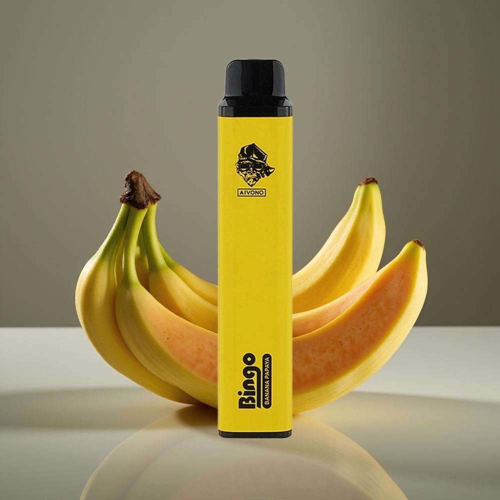 Aivono AIM BINGO 4000 Puffs Banan Papaya 10mL 1000mAh vape supplier Sweden