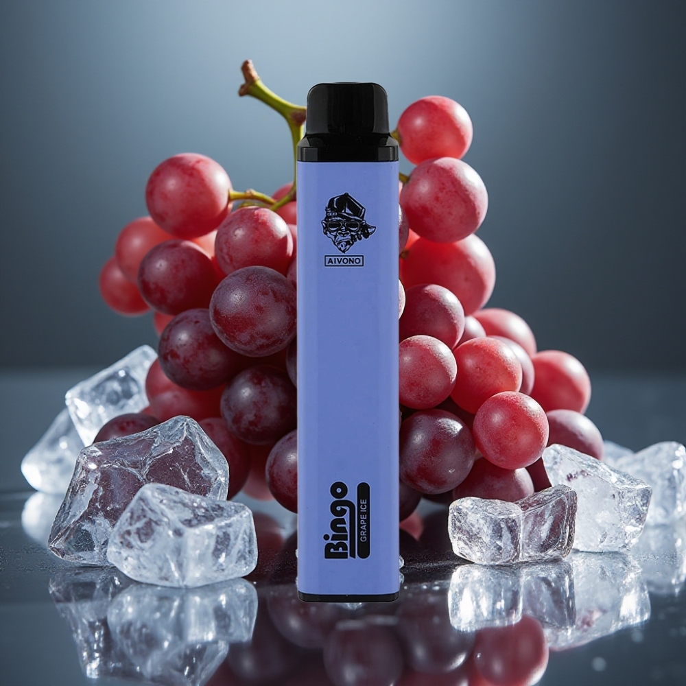 Aivono AIM BINGO 4000 Puffs Druvis, 10mL, 1000mAh, 5% Nikotin