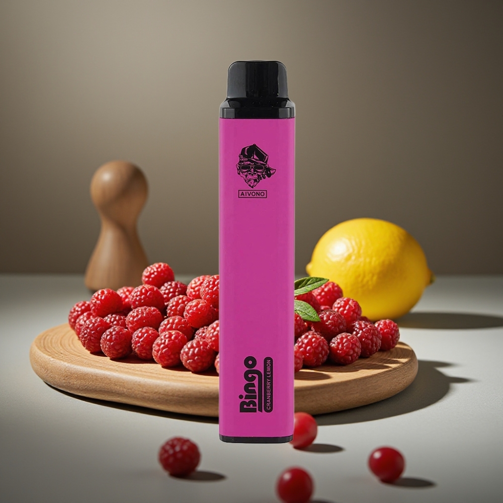 Aivono AIM BINGO 4000 Puffs Tranbär Citron 10mL 1000mAh vape supplier Sweden