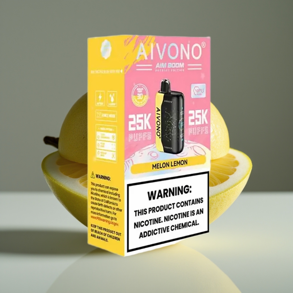 Aivono AIM BOOM 25000 Puffs Melon Citron 0%/2%/3%/5% 28ml 650mAh