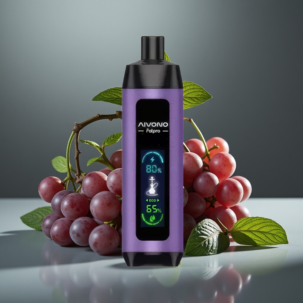 Aivono AIM FATPRO 22000 Puffs Druva Mynta 28ml 5% 600mAh