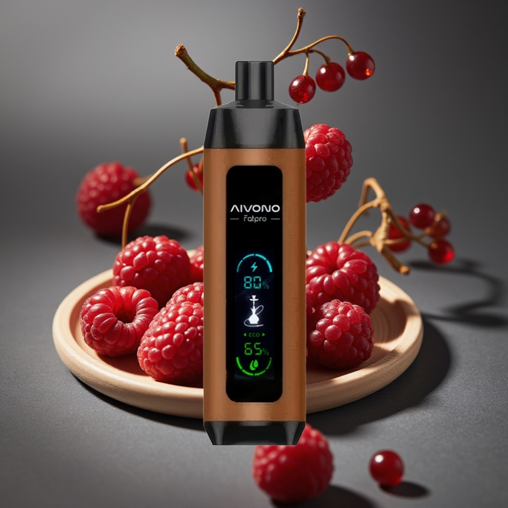 Aivono AIM FATPRO 22000 Puffs Körsbär Hallon 28ml 600mAh 0,6 ohm