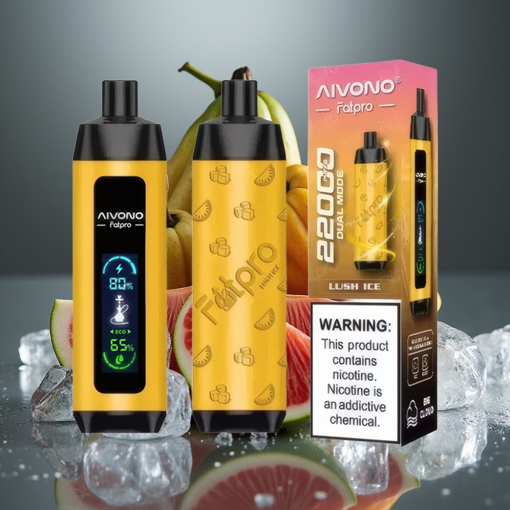 Aivono AIM FATPRO 22000 Puffs Lush Is 28ml 5% 600mAh vape supplier Sweden