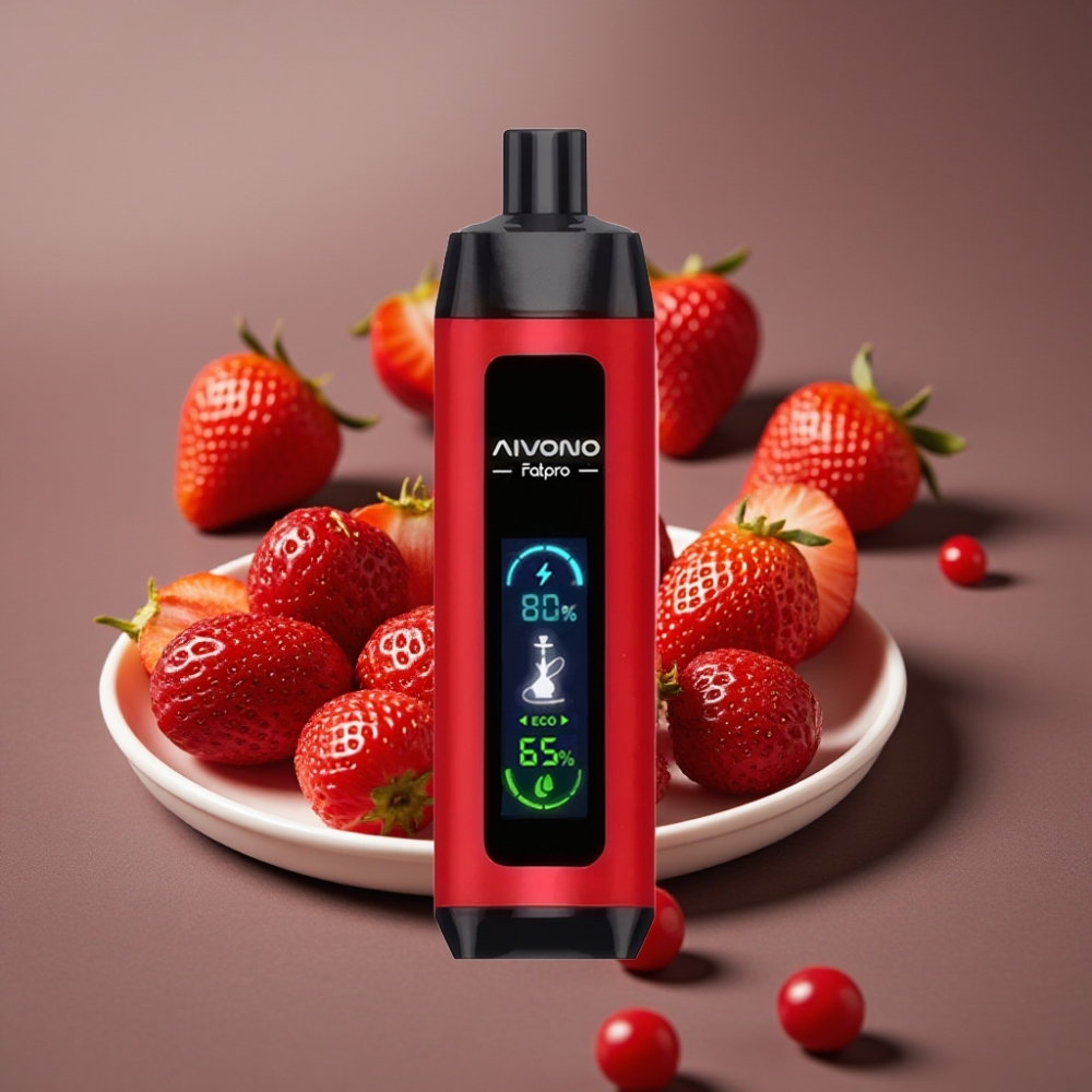 Aivono AIM FATPRO Jordgubb Punch 22000 Puffs 28ml 0-5% Nikotin 600mAh