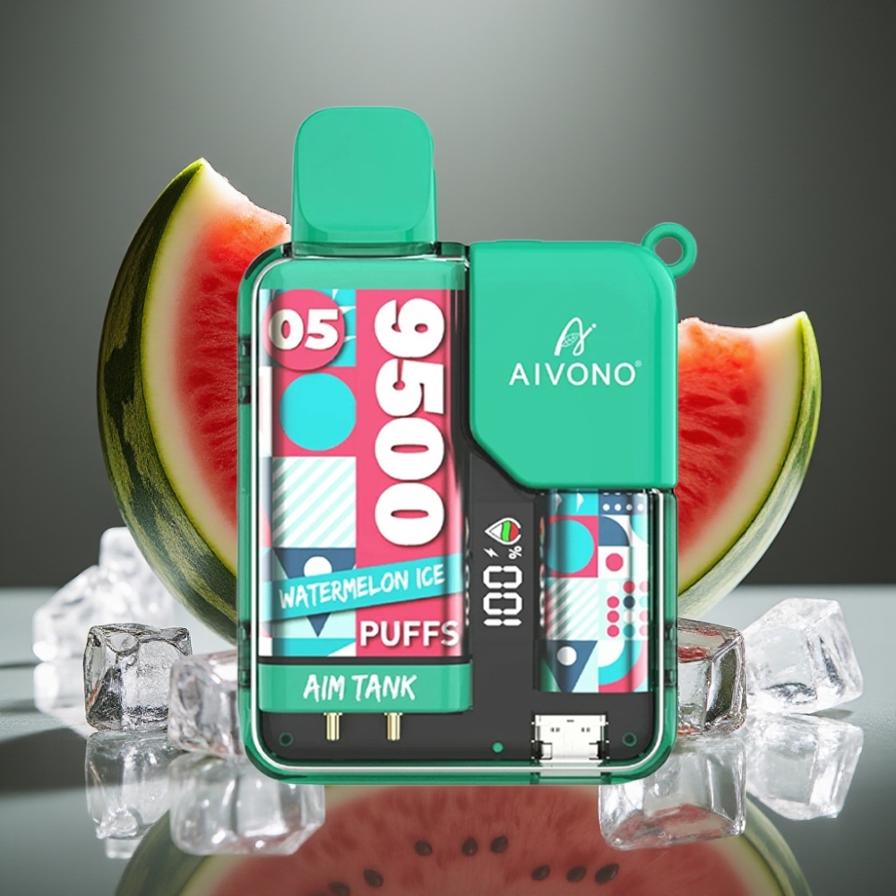 Aivono AIM-TANK 9500 Puffs Vattenmelon Is 18ml 650mAh LCD 1.2ohm