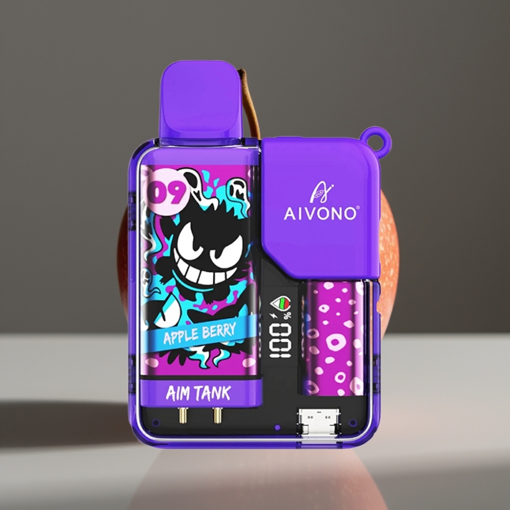 Aivono AIM-TANK 9500 Puffs Äpple Bär 18ml 650mAh LCD vape supplier Sweden