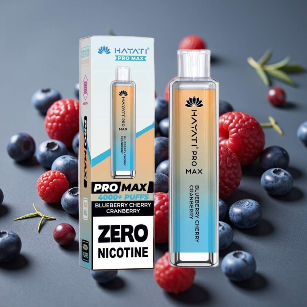 Hayati Pro Max 4000 Puffs Engångsvape Blåbär Körsbär Tranbär, 1400mAh, 2ml/10ml, TPD