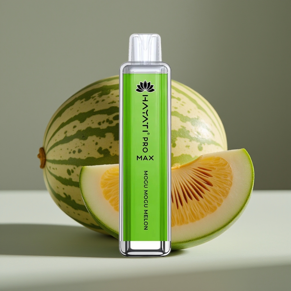 Hayati Pro Max 4000 Puffs Engångsvape Mogu Mogu Melon, 2ml/10ml, 1400mAh, 2%/5% Nikotin