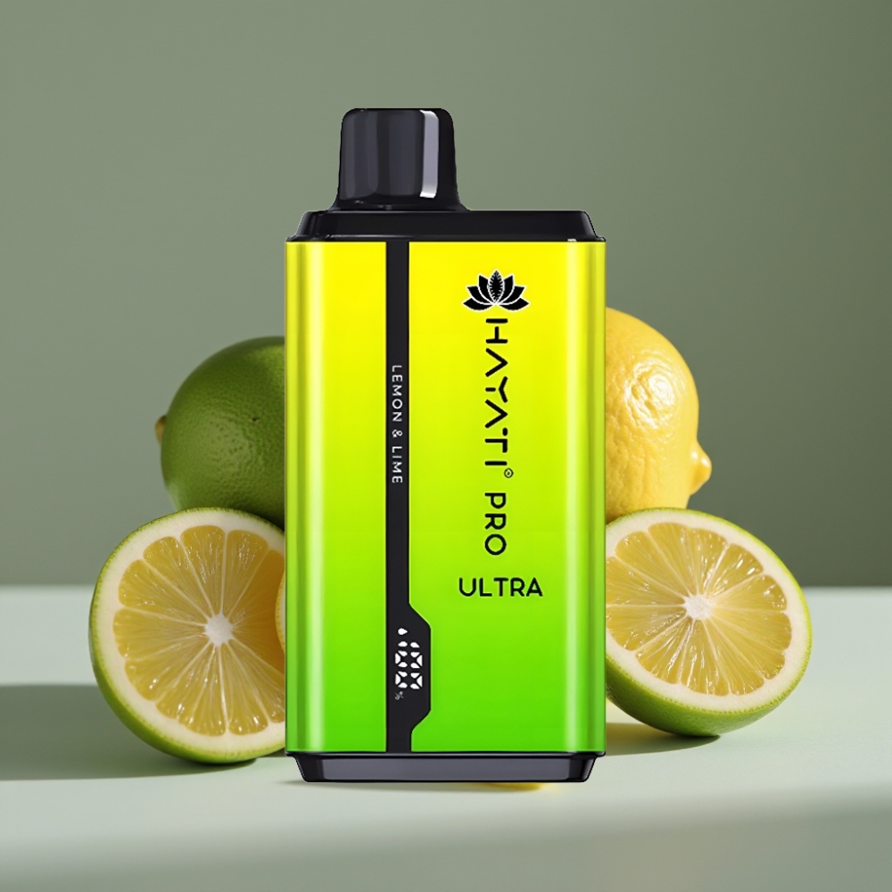 Hayati Pro Ultra 15000 Puffs Citron & Lime 15000+ puffar 2×12ml 2%