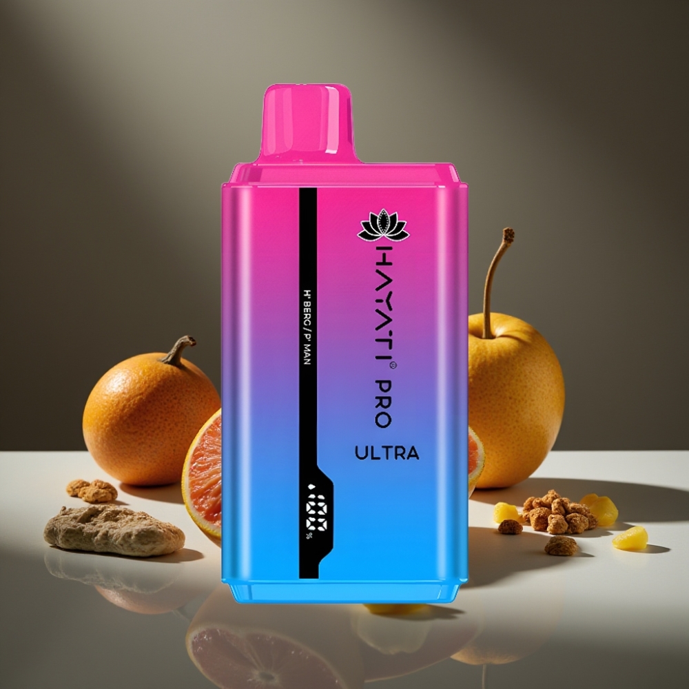 Hayati Pro Ultra 15000 Puffs H'Berg P'Man 2×12ml 2% 49 smaker