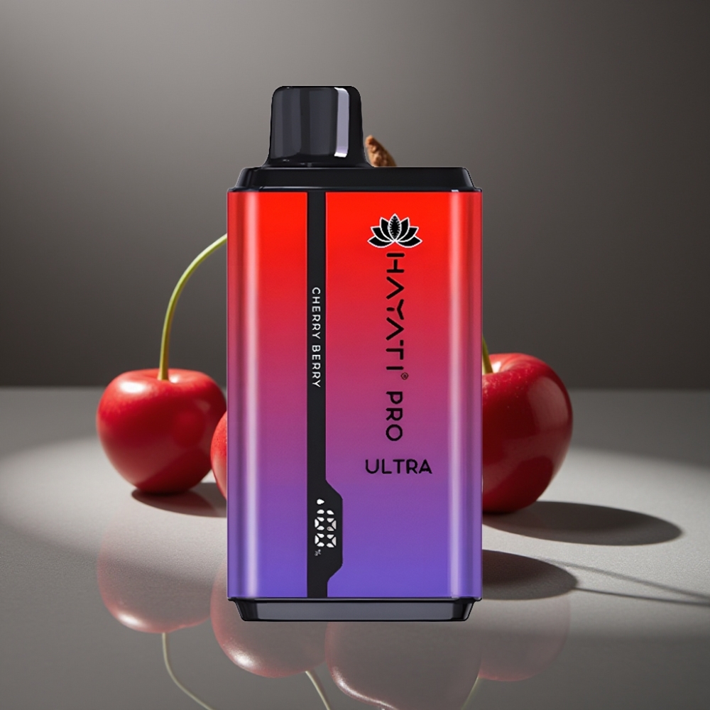 Hayati Pro Ultra 15000 Puffs Körsbär&Bär 15000+ puffar 2×12ml 2%