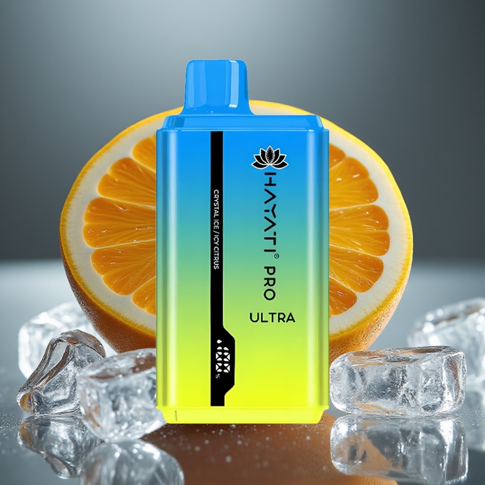 Hayati Pro Ultra 15000 Puffs Kristallis Is Citrus 850mAh 2×12ml 2%