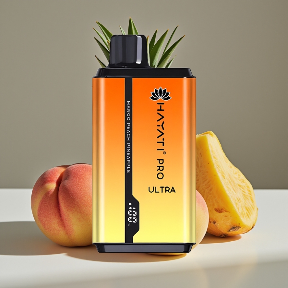 Hayati Pro Ultra 15000 Puffs Mango Persika Ananas 850mAh 2×12ml 2%