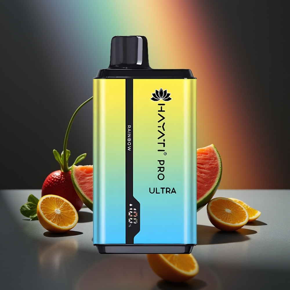 Hayati Pro Ultra 15000 Puffs Regnbåge 2×12ml 2% 49 smaker