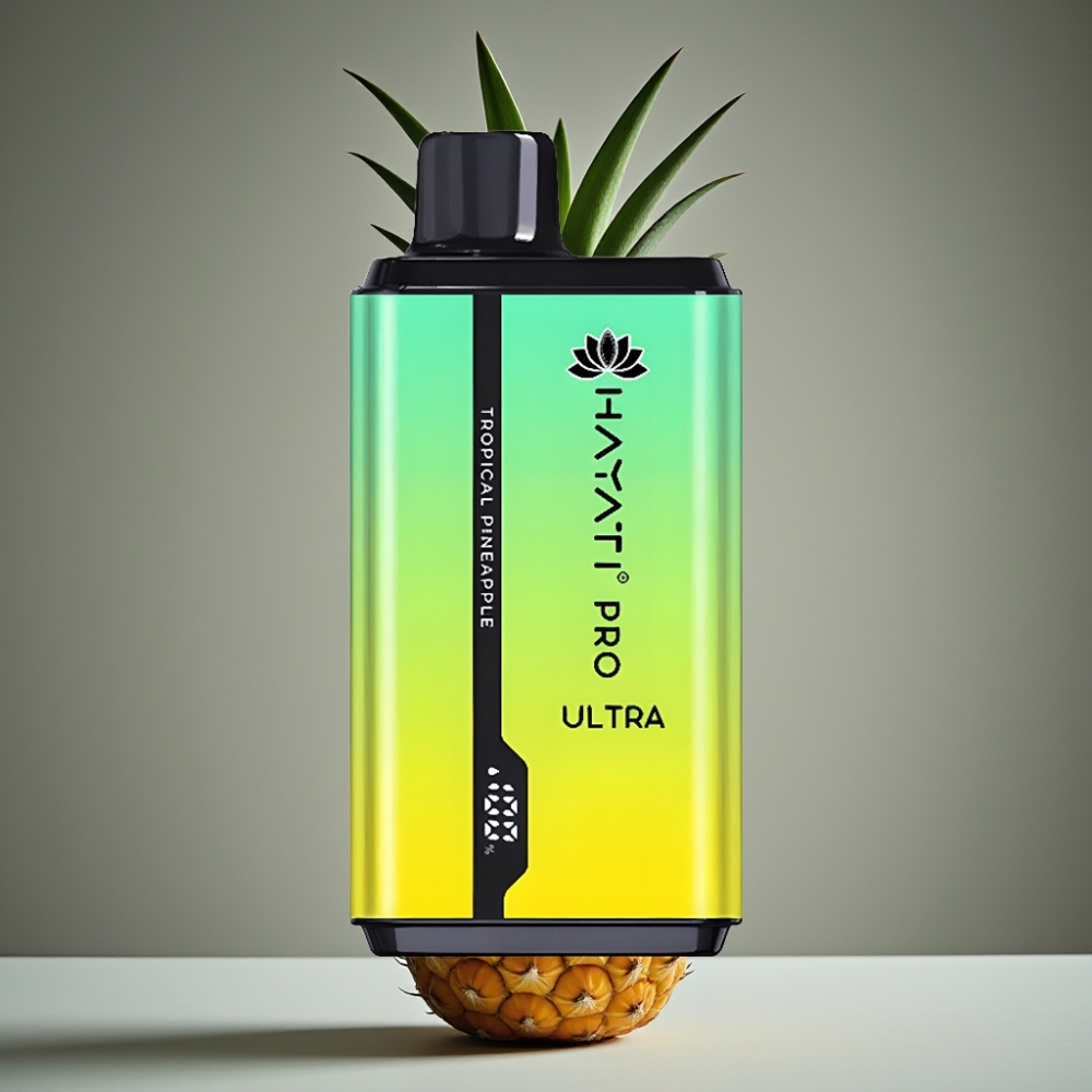 Hayati Pro Ultra 15000 Puffs Tropisk Ananas 15000+ puffar 2×12ml 2%