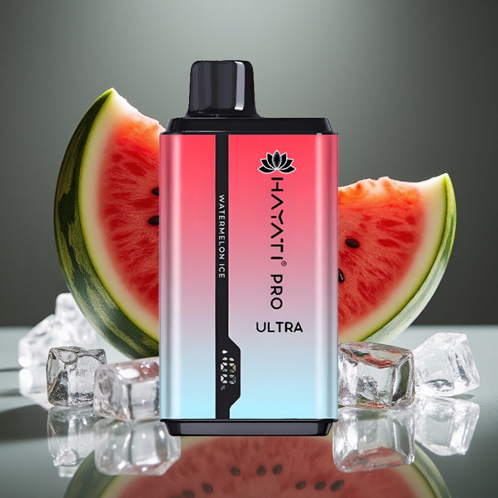 Hayati Pro Ultra 15000 Puffs Vattenmelon Is 15000+ puffar 2×12ml 2%