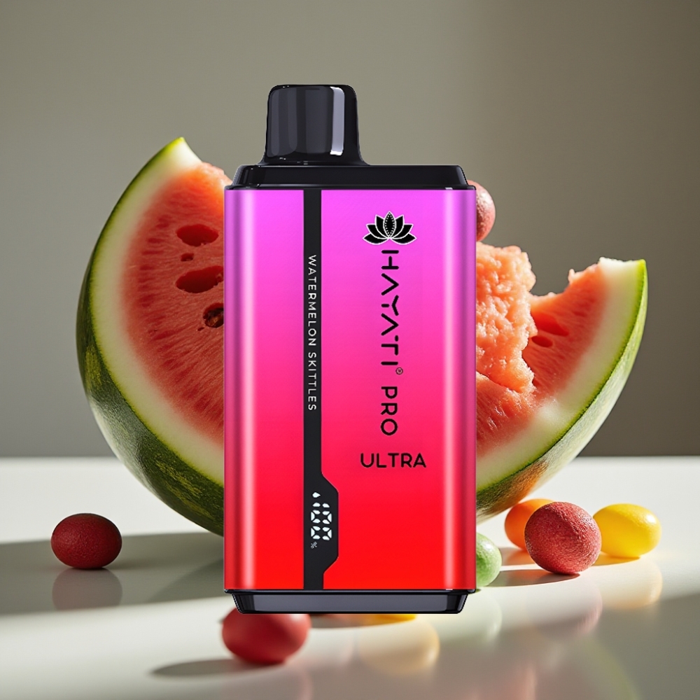 Hayati Pro Ultra 15000 Puffs Vattenmelon Skittles 850mAh 2×12ml 2%