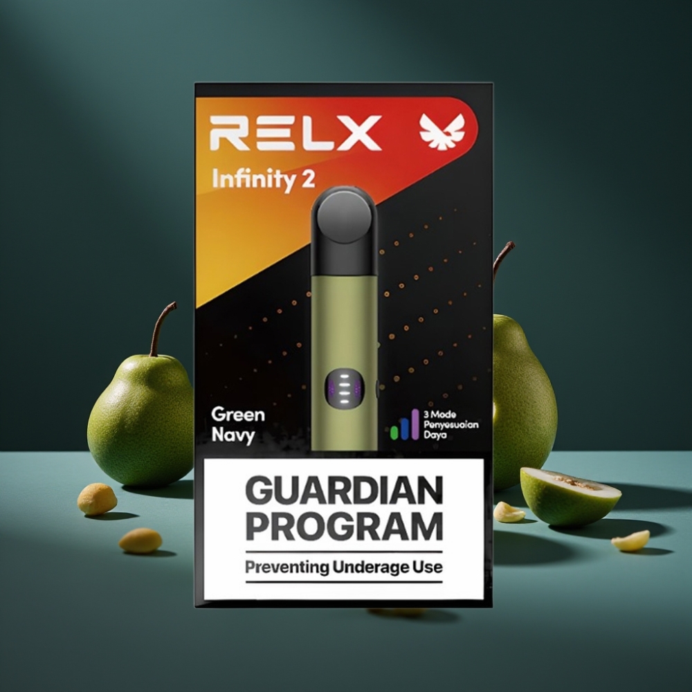 RELX Infinity 2 Grönblå – 1,9 ml, 600 puff, 440mAh vape supplier Sweden
