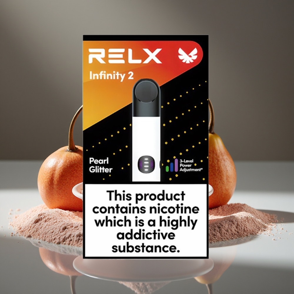 RELX Infinity 2 Pärlpulver – 1,9 ml, 600 puff, 440mAh vape supplier Sweden