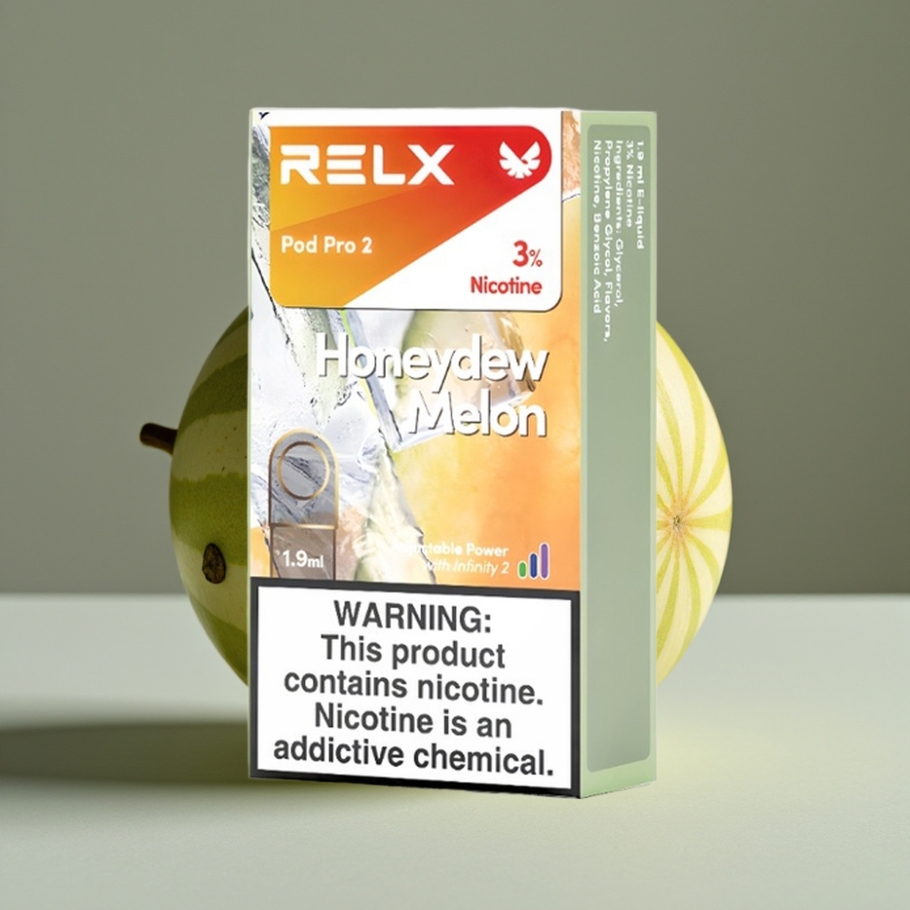 RELX Pod Pro 2 3% Honungsmelon 1,9ml 600 puffar 3 spänningslägen
