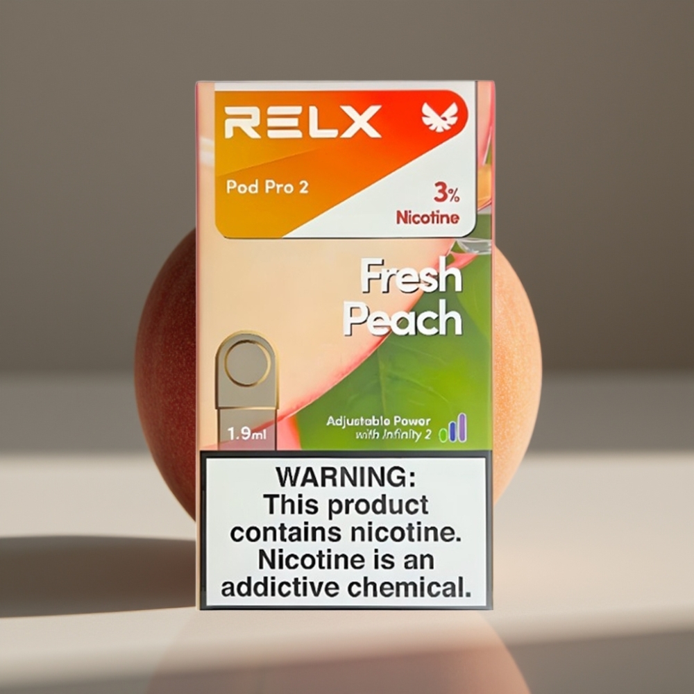 RELX Pod Pro 2 Färsk Persika 3% Nikotin 600 puffar 1,9ml
