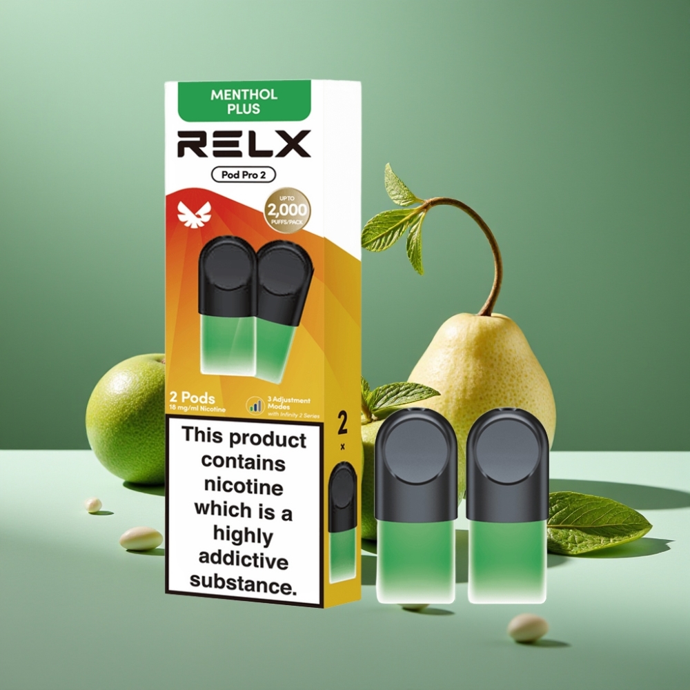RELX Pod Pro 2 Mynta-Menthol Plus 1,8% nikotin, 1,9ml, 600 puff