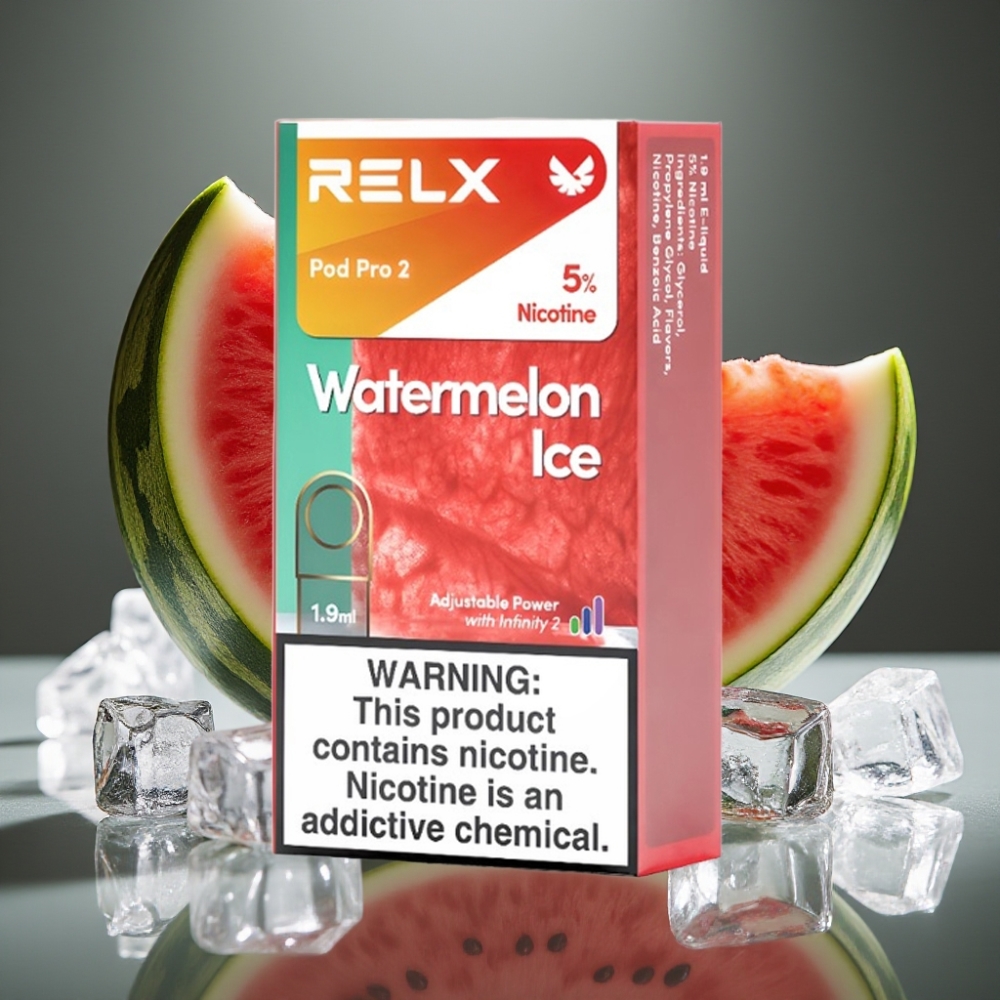 RELX Pod Pro 2 Vattenmelon Is 5% Nikotin 600 puffar 1.9ml