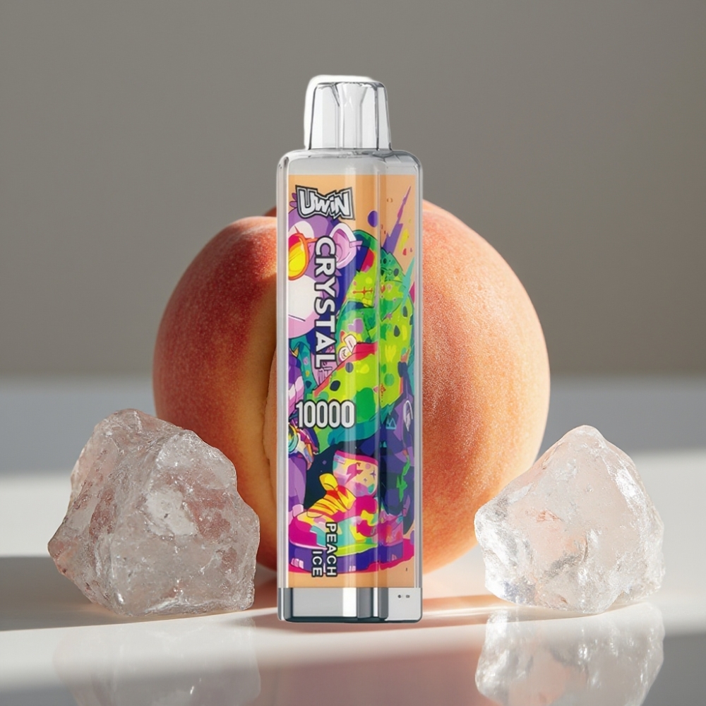 UWIN Crystal 10000 Puffs Engångsvape Peach Is, 18ml, 650mAh, Type-C