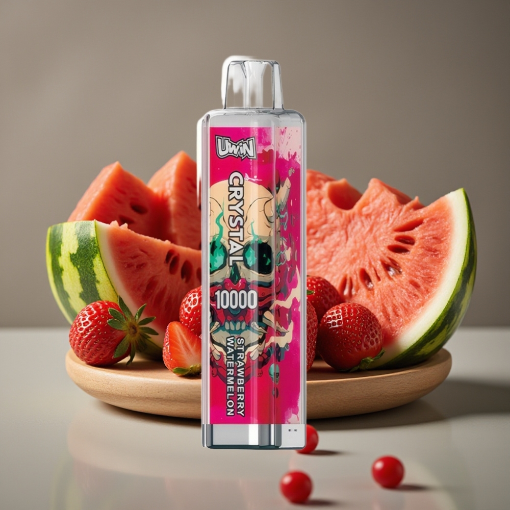 UWIN Crystal 10000 Puffs Jordgubb Vattenmelon – 18ml, 650mAh, Type-C