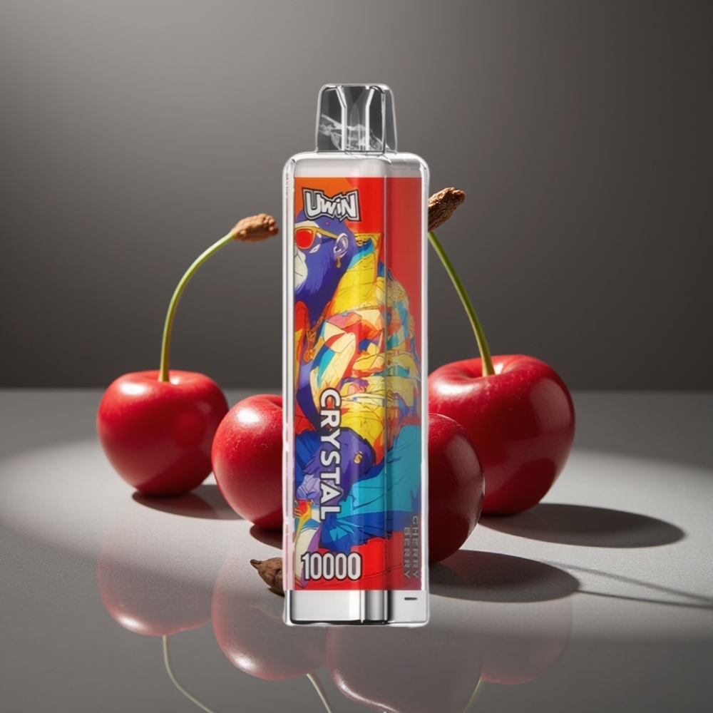UWIN Crystal 10000 Puffs Körsbär & Bär 18ml 650mAh Typ-C