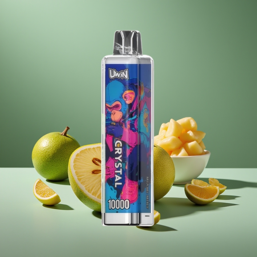 UWIN Crystal 10000 Puffs Miami Mynta – 18ml, 650mAh, RGB-ljus