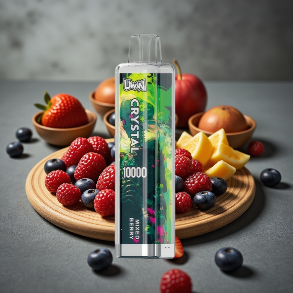 UWIN Crystal 10000 Puffs Mixed Berry – 18ml, 650mAh, Type-C