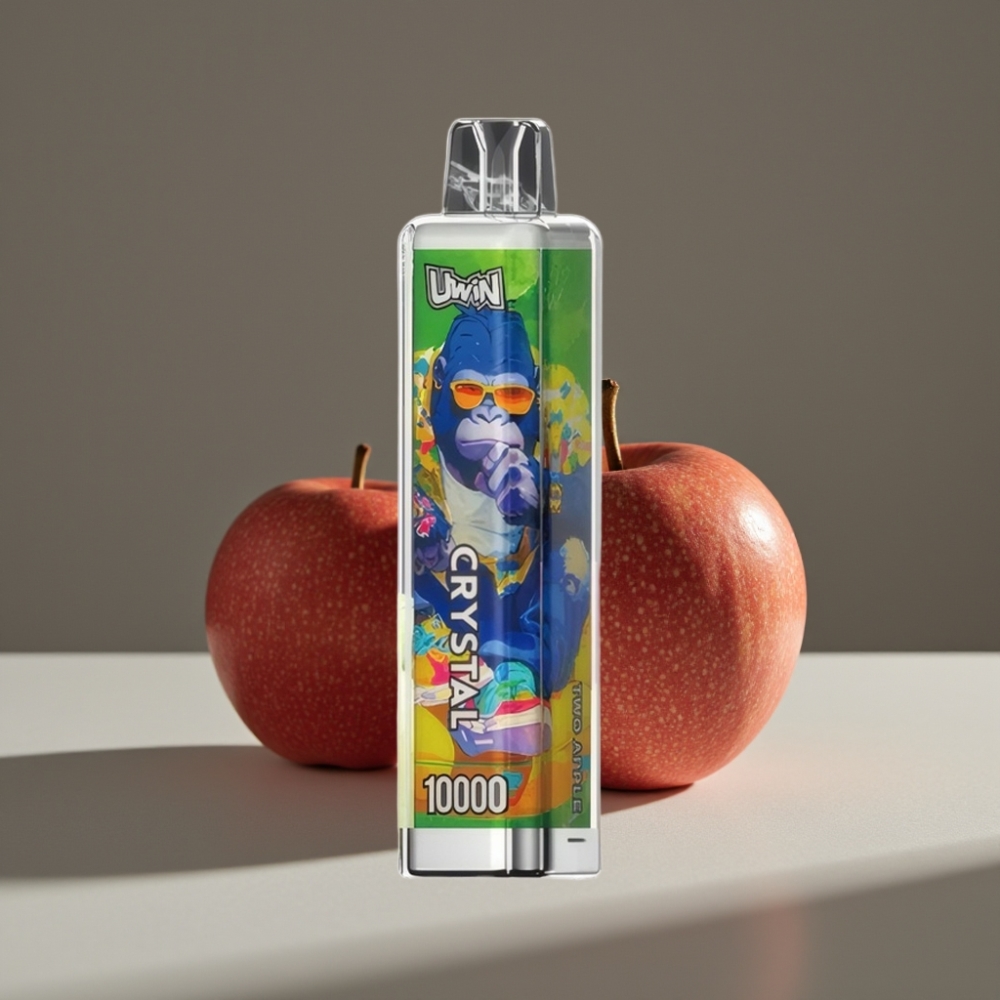 UWIN Crystal 10000 Puffs Två Äpplen, 18ml, 650mAh, Type-C