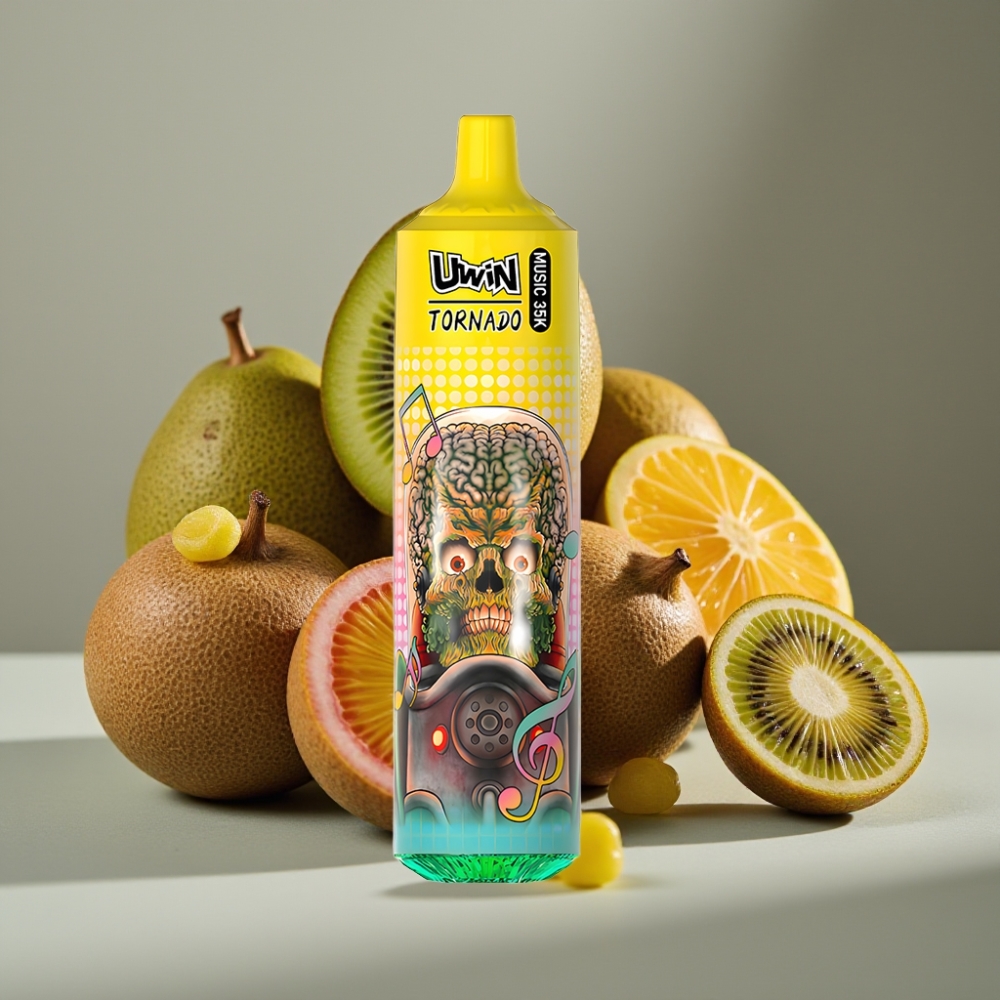 Uwin Tornado 35K Kiwi Passionfrukt Guava 35K puff, 600mAh, Type-C