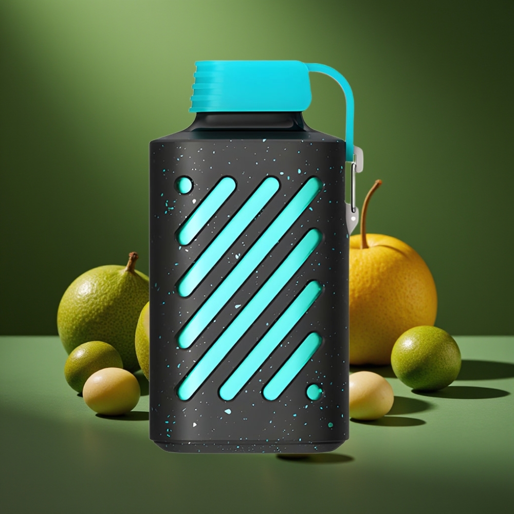 VOZOL GEAR 10000 Engångsvape Grönsmak, 10000 puffar, 20 ml, VAMT Mesh Coil