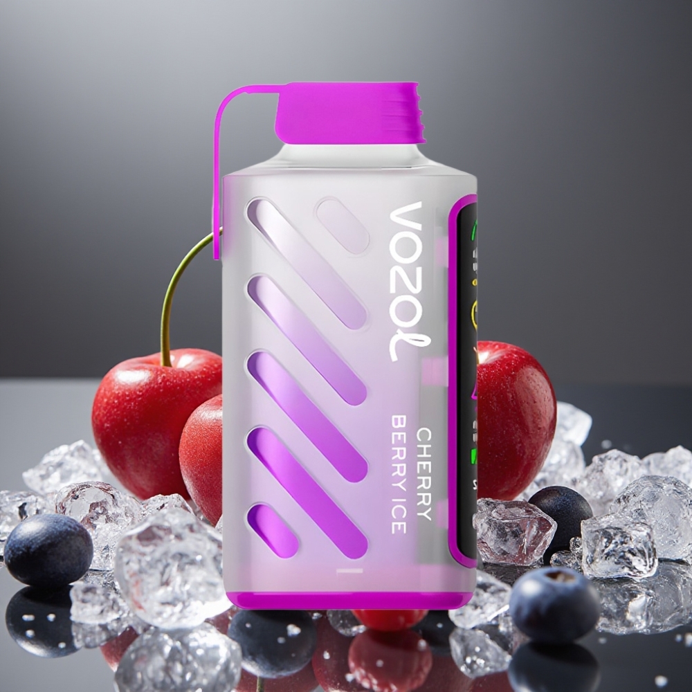 VOZOL Gear Power 20000 Puffs Körsbär Bär Is, 20mL, 5%, S.i.L.C. Tech