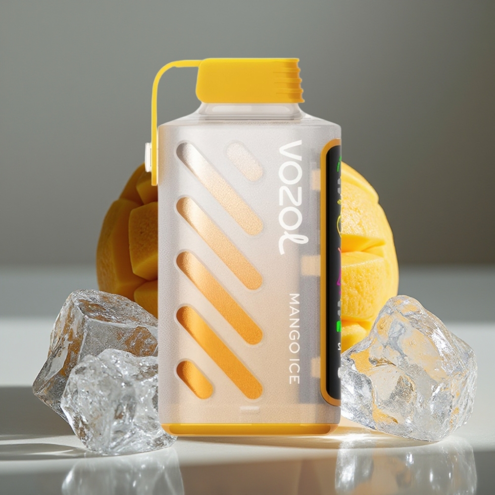 VOZOL Gear Power 20000 Puffs Mango Is 20mL 5% Dual Mesh Coil