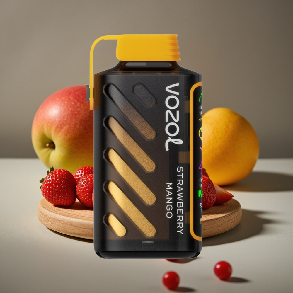 VOZOL Gear Power Jordgubb Mango, 20000 puffar, 20mL, 5% nikotin, Dual Mesh Coil