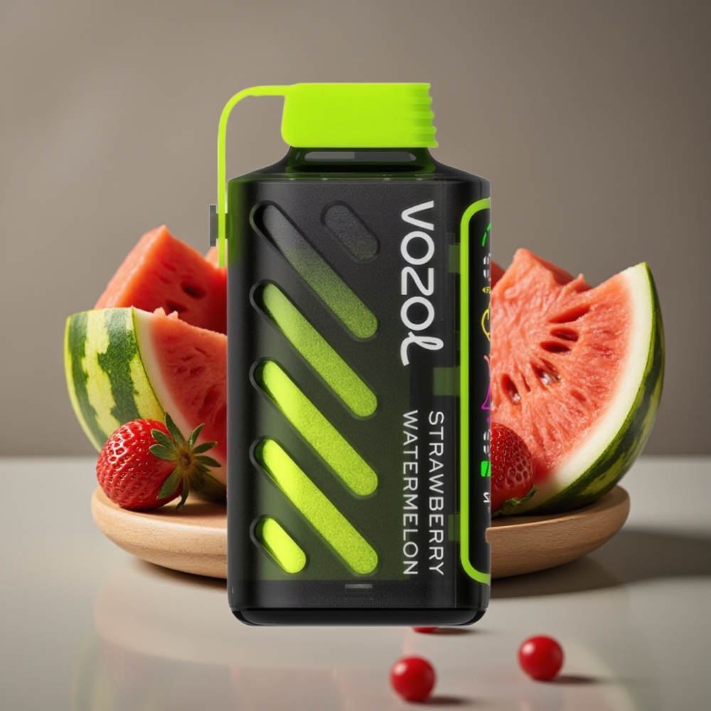 VOZOL Gear Power Jordgubb Vattenmelon 20000 Puffs 20mL 5% Dual Mesh Coil