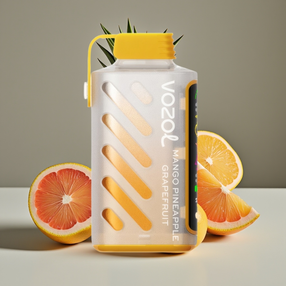 VOZOL Gear Power Mango Ananas Grapefrukt 20000 Puffs, 20mL, 5% Nikotin, Dual Mesh Coil