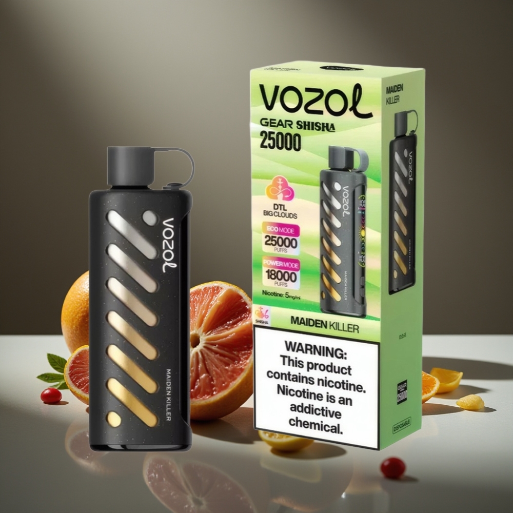 VOZOL Gear Shisha 25000 Puffs Engångsvape Maiden Killer 30 Smaker 1000mAh