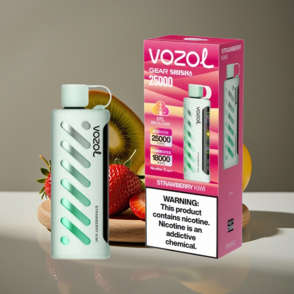 VOZOL Gear Shisha 25000 Puffs Jordgubbe Kiwi 5mg/ml 1000mAh