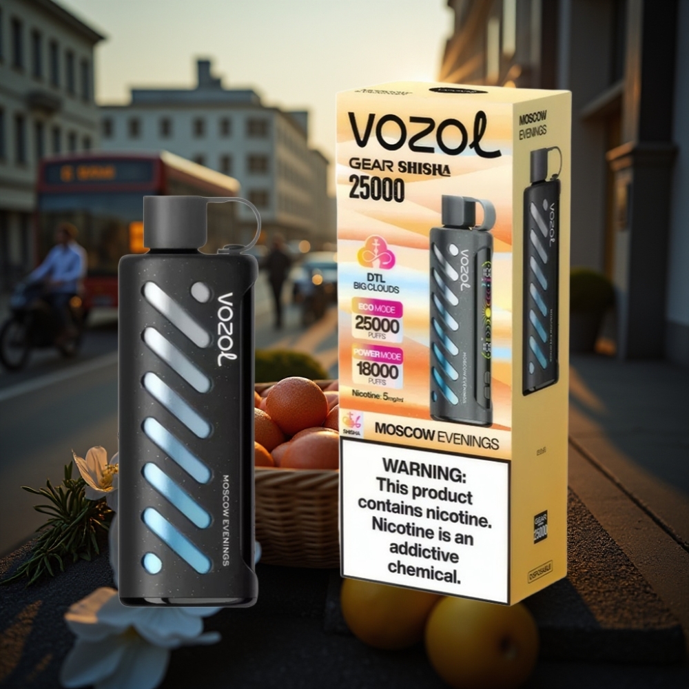VOZOL Gear Shisha 25000 Puffs Moskvakvällar 5mg/ml 1000mAh