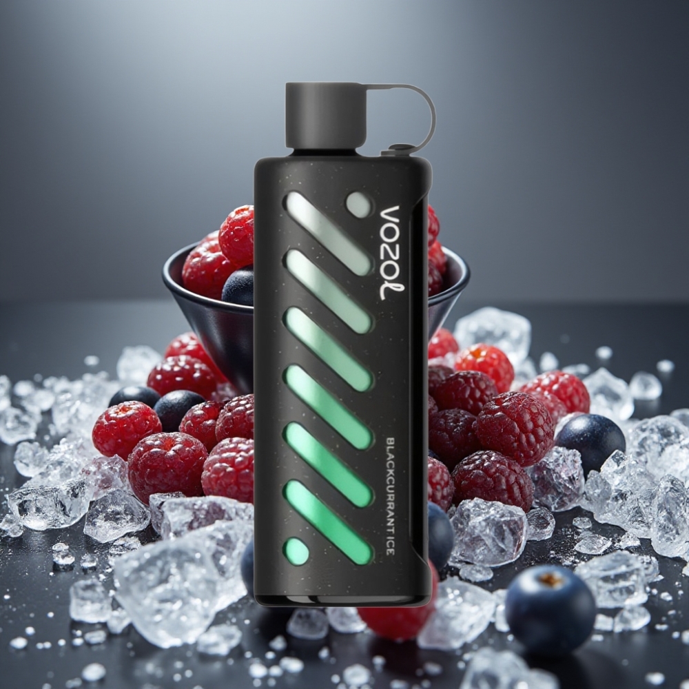 VOZOL Gear Shisha Svartvinbär & Is 25000 Puffs 5mg/ml 1000mAh