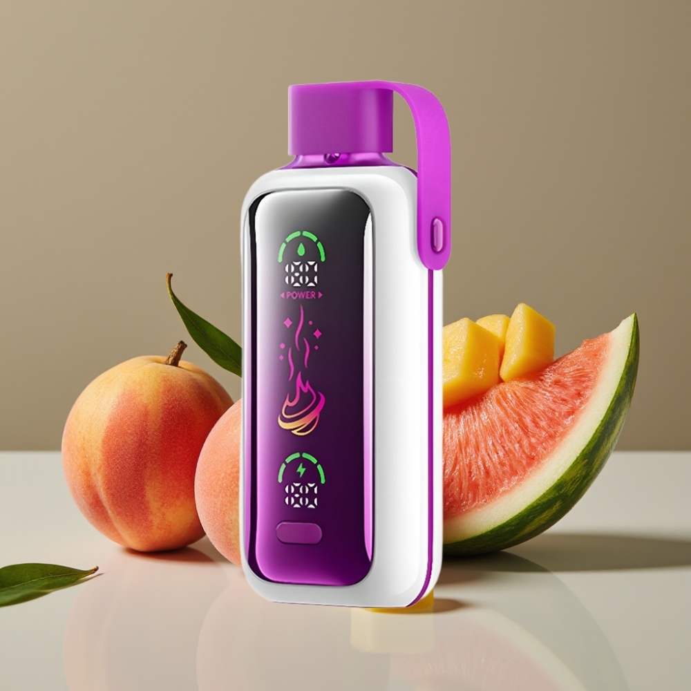 VOZOL Star 20000 Puffs Persika Mango Vattenmelon 650mAh 2.2" HD-skärm