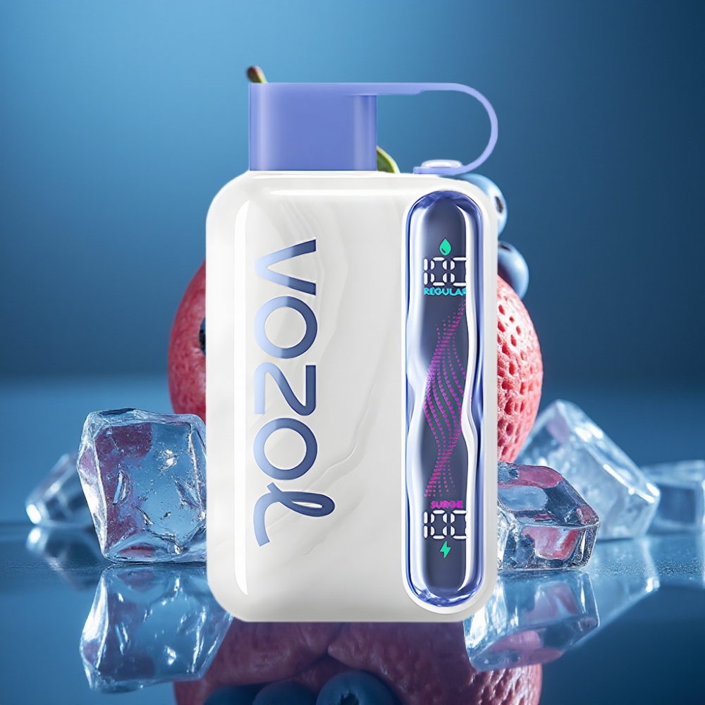 VOZOL STAR 40000 Engångsvape Blå Hallon Is – 1000mAh, 20/50mg/ml, Type-C