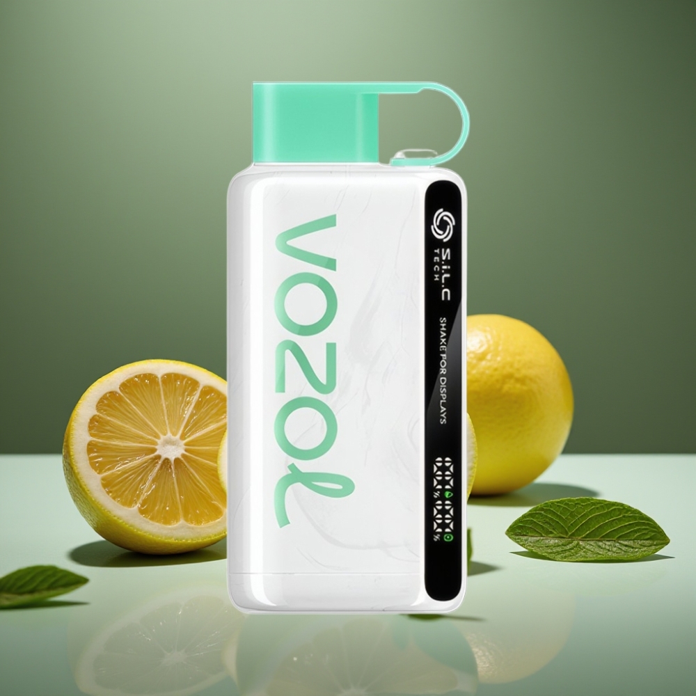VOZOL STAR 9000/12000 Engångsvape Citronmynta - 9000/12000 puffar, 650mAh, 30% snabbare laddning