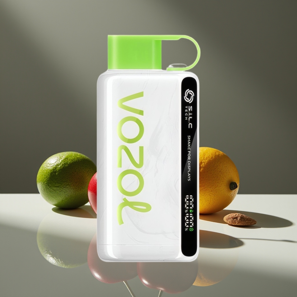 VOZOL STAR 9000/12000 Engångsvape Körsbär Lime, 650mAh, 9000/12000 puffar, S.i.L.C TECH