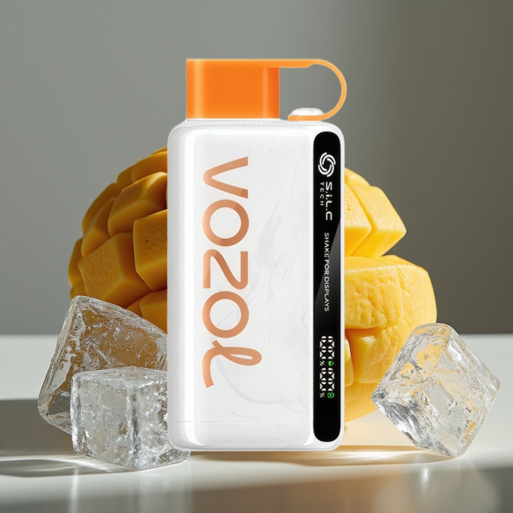 VOZOL STAR 9000/12000 Engångsvape Mexikansk Mango Is, 650mAh, 9000/12000 puffar